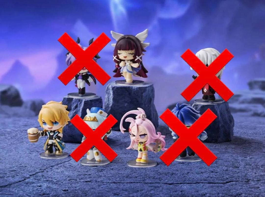 原神　Impact Gathering Chibiシリーズ フィギュア　3つ