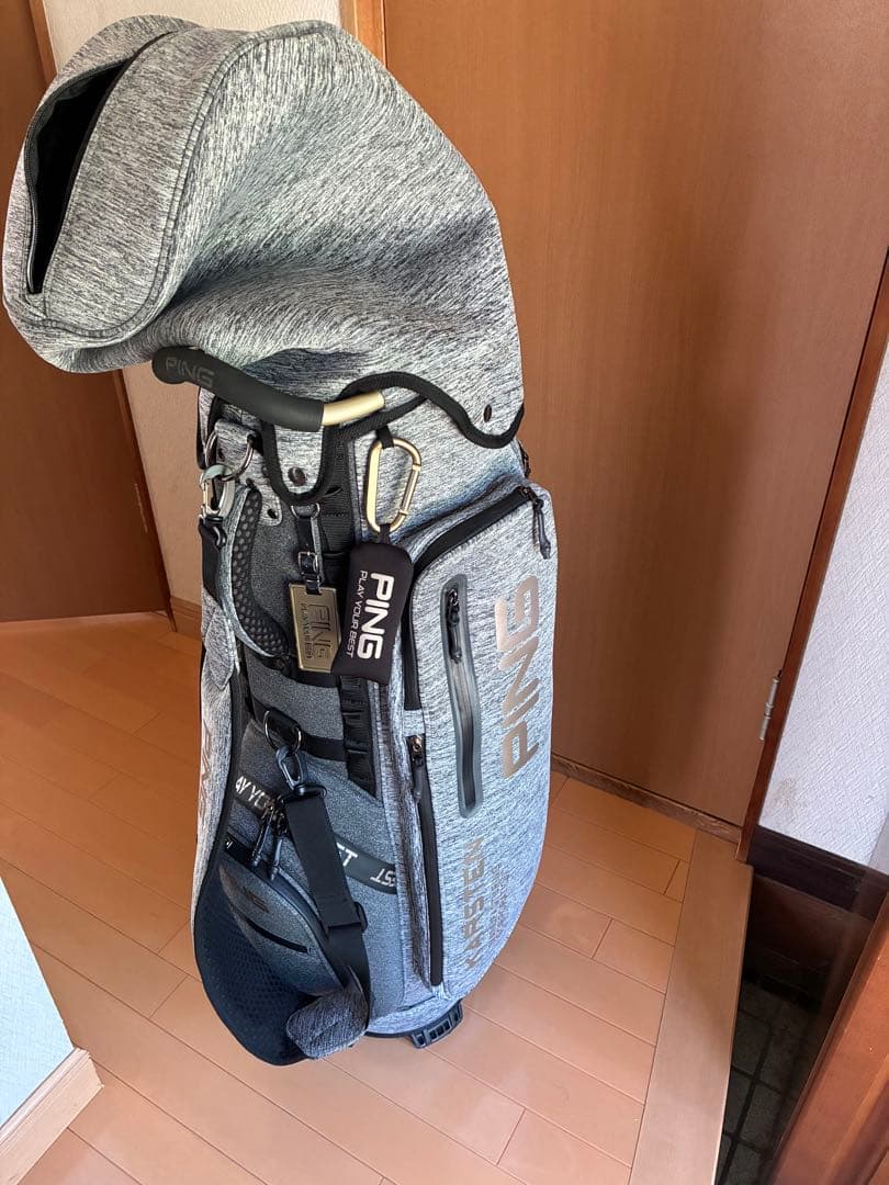 PING ゴルフキャディバッグ グレー