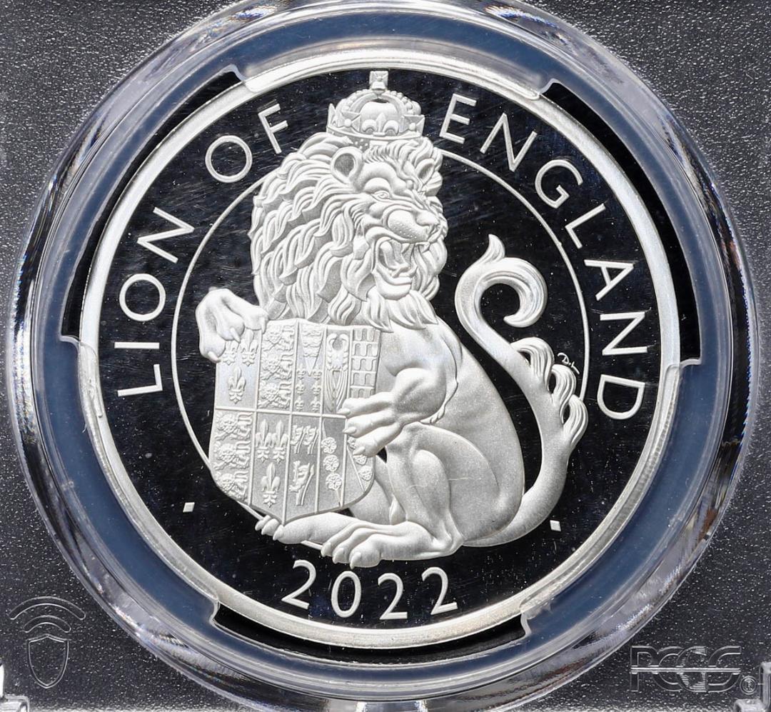 PCGS PR69 チューダービースト　イングランドのライオン　2022