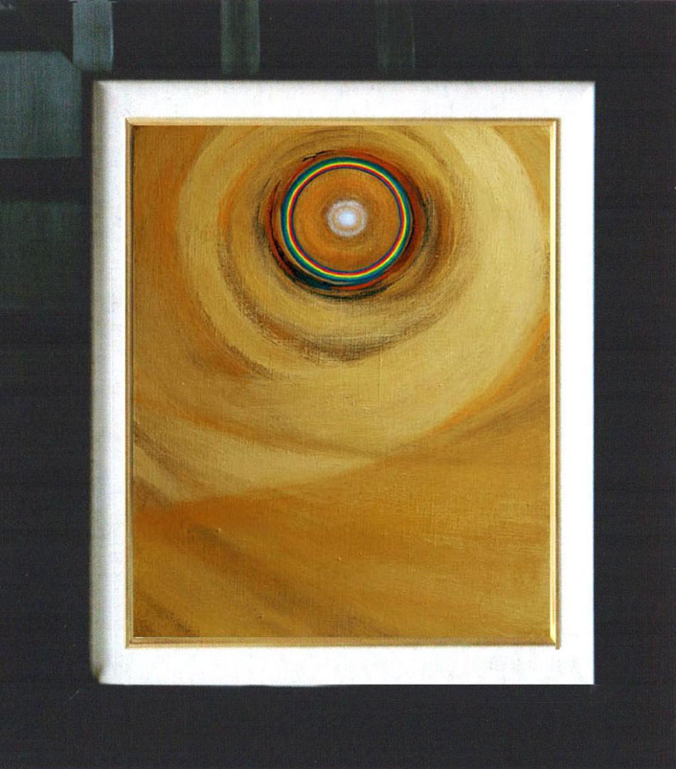 油絵 菅家令子 絵 絵画インテリア額付(黒) F6-G252023風景祈希望奇跡