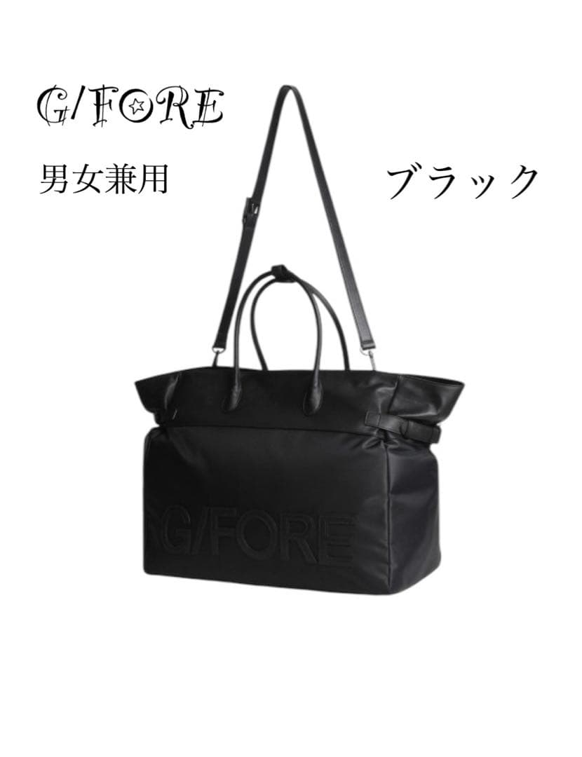 新品未使用☆G/FOREジーフォア　ボストンバック　ブラック