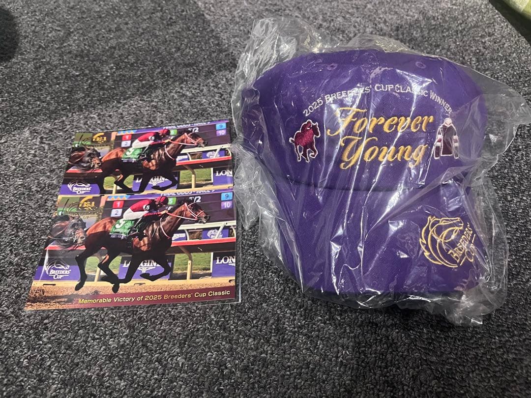 フォーエバーヤング　welcomeチャンス　ノベルティキャップ&ポストカード２枚