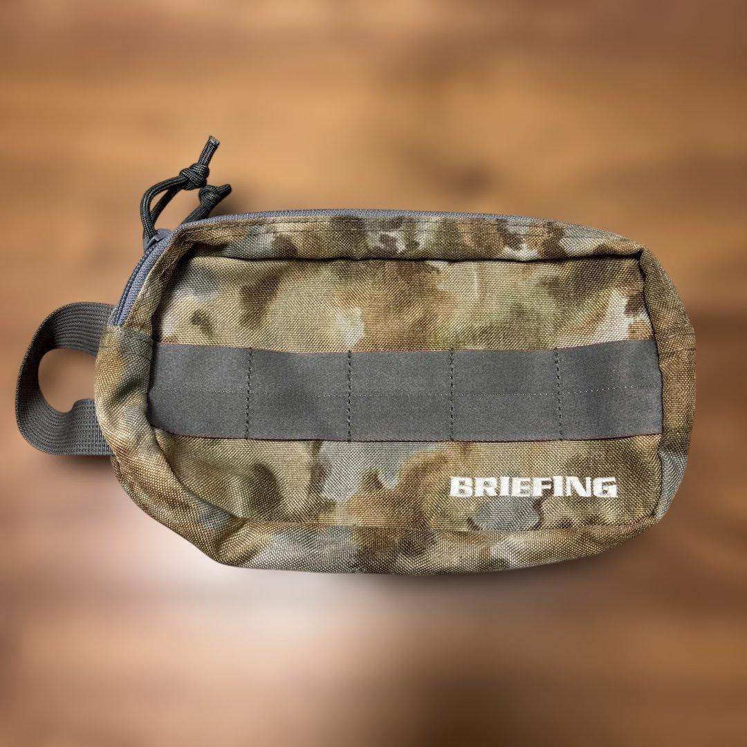 ブリーフィング　ダブルジップポーチ　美品
