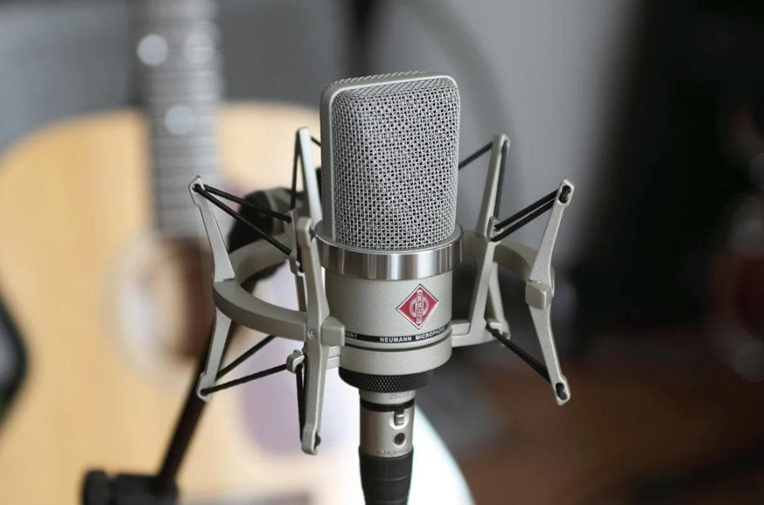 NEUMANN TLM102コンデンサーマイク シルバー ショックマウント付