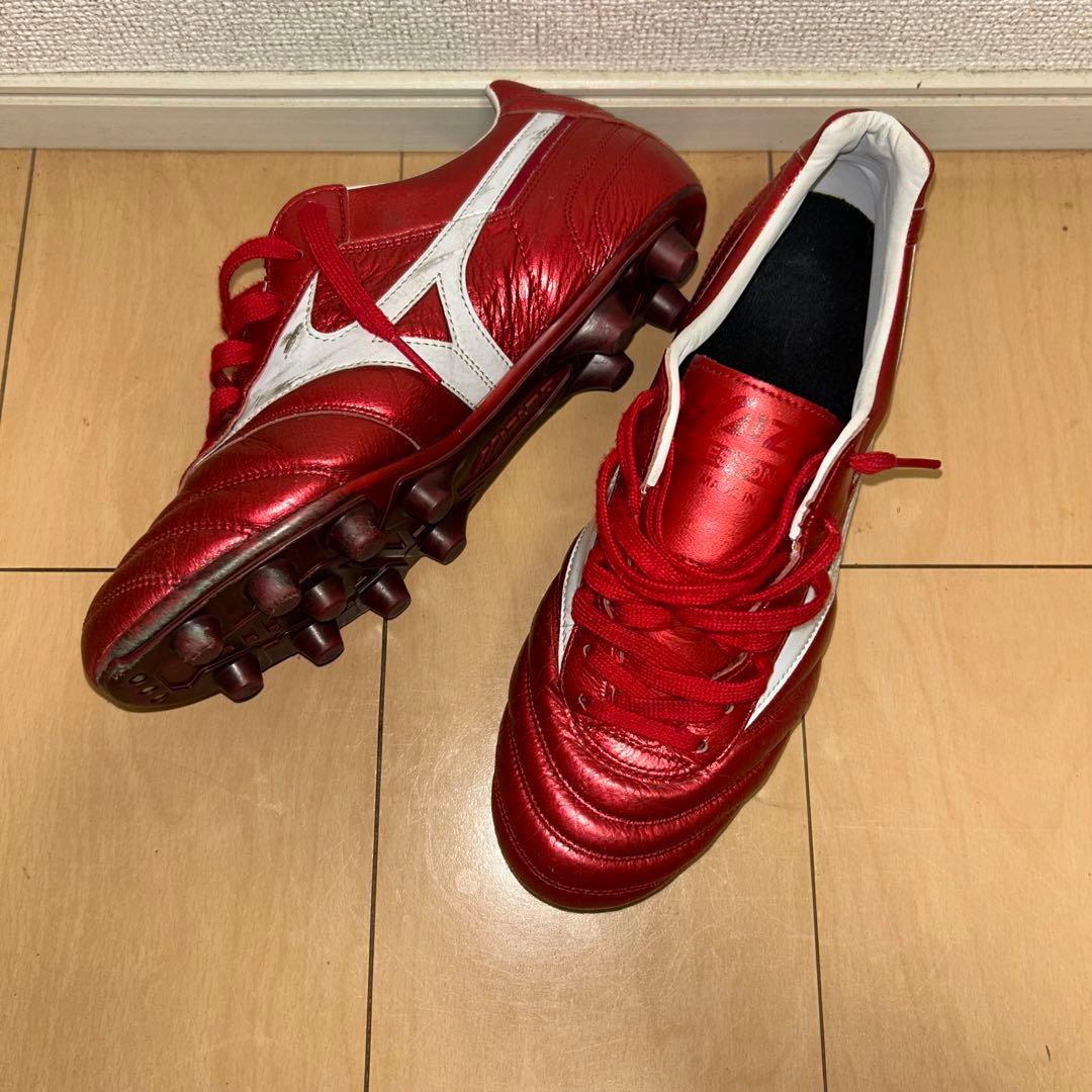 ミズノ　モレリア2 レッド/赤
