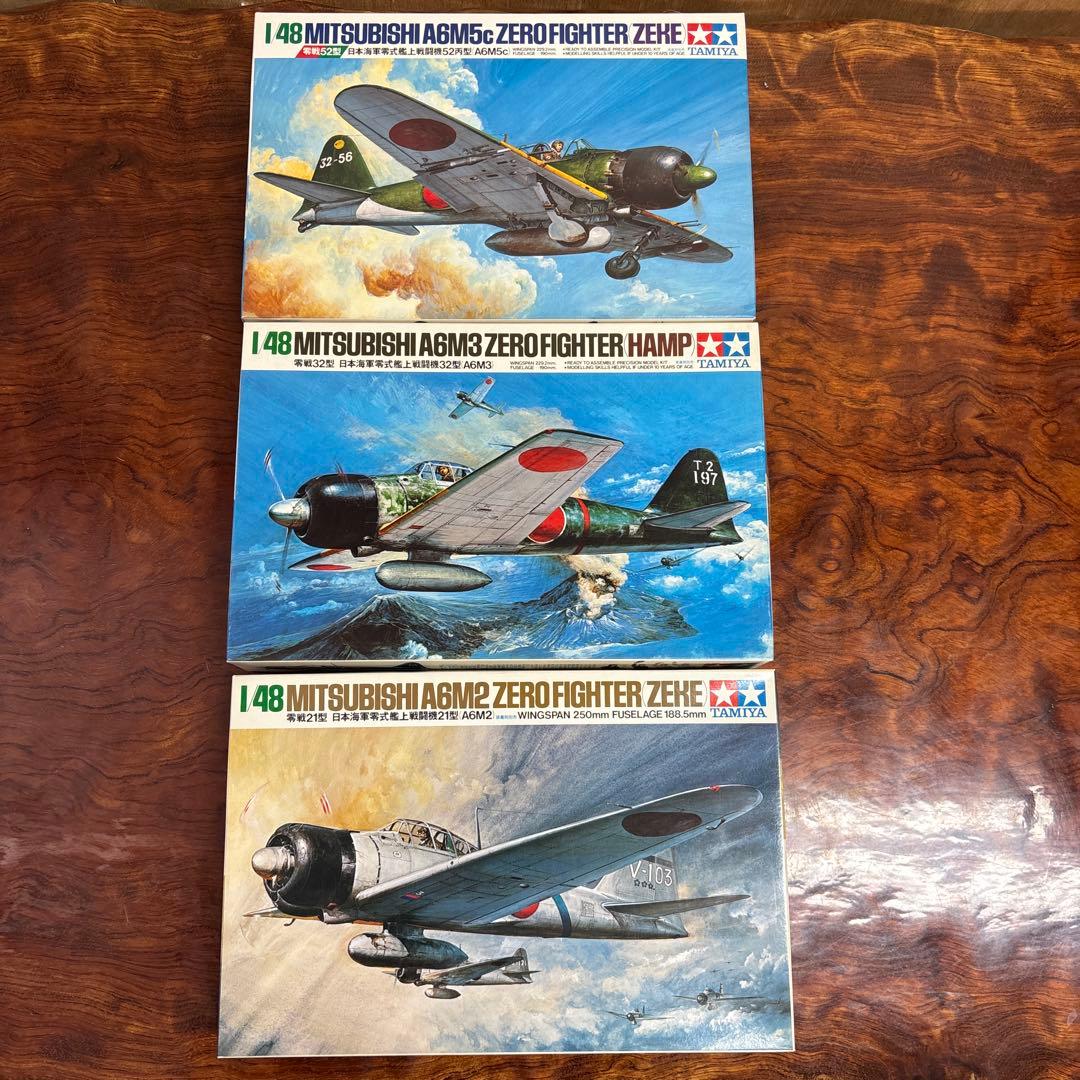 Tamiya 1/48 零戦モデルキットセット 0127o131