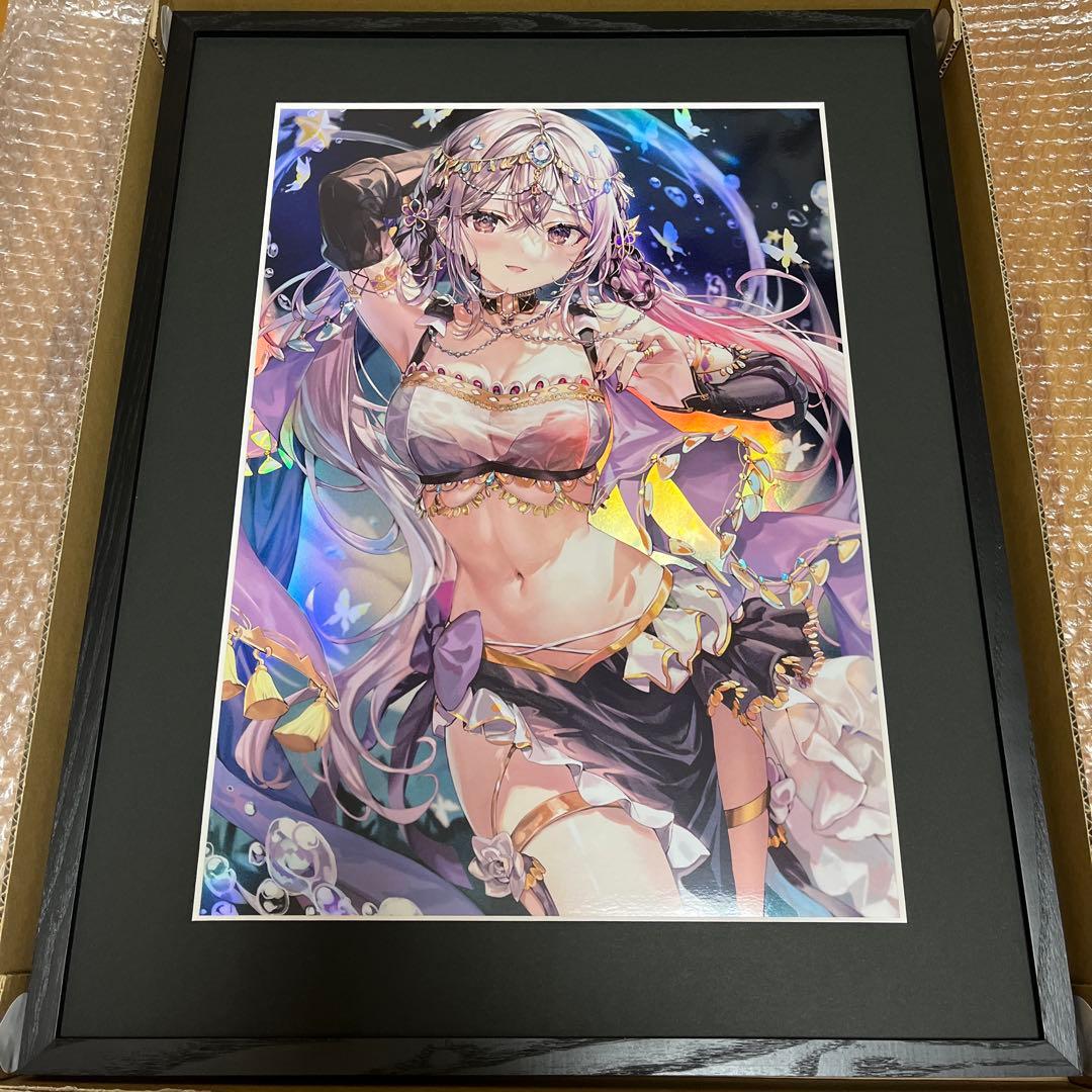 オーロラポスター 踊り子 ももこ先生 直筆サイン入り作品証明書付 さしみねこ屋