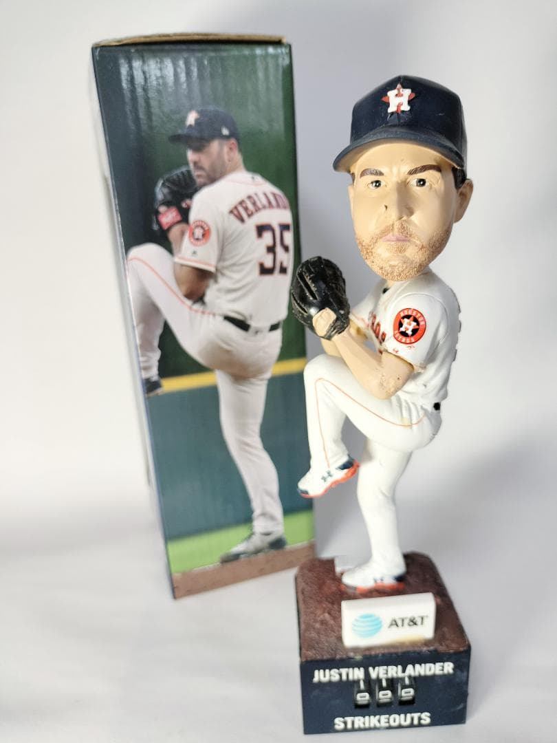 ジャスティン・バーランダー／”Kーカウンター” ボブルヘッド人形 (アストロズ)