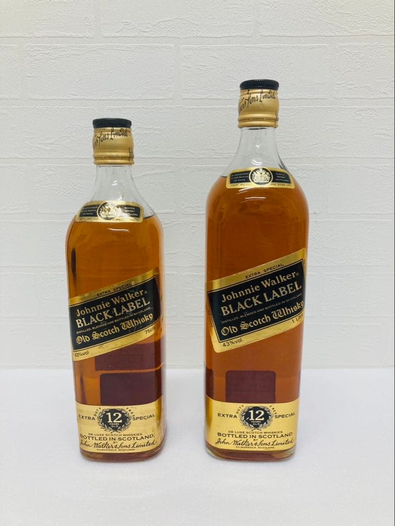 ジョニーウォーカー ブラックラベル 12年 エクストラ スペシャル2本セット