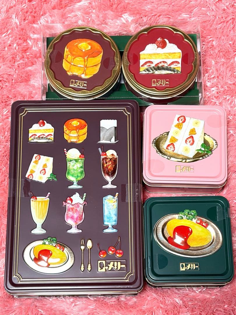 メリー はじけるキャンディ 喫茶メニュー フルーツサンド オムライス 缶