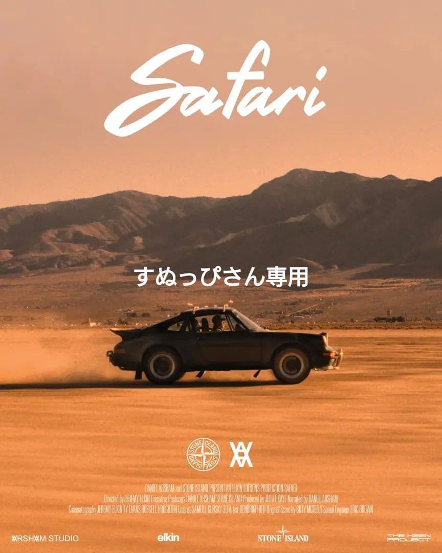 ダニエル・アーシャム　ポルシェ SAFARI Figure Edition500