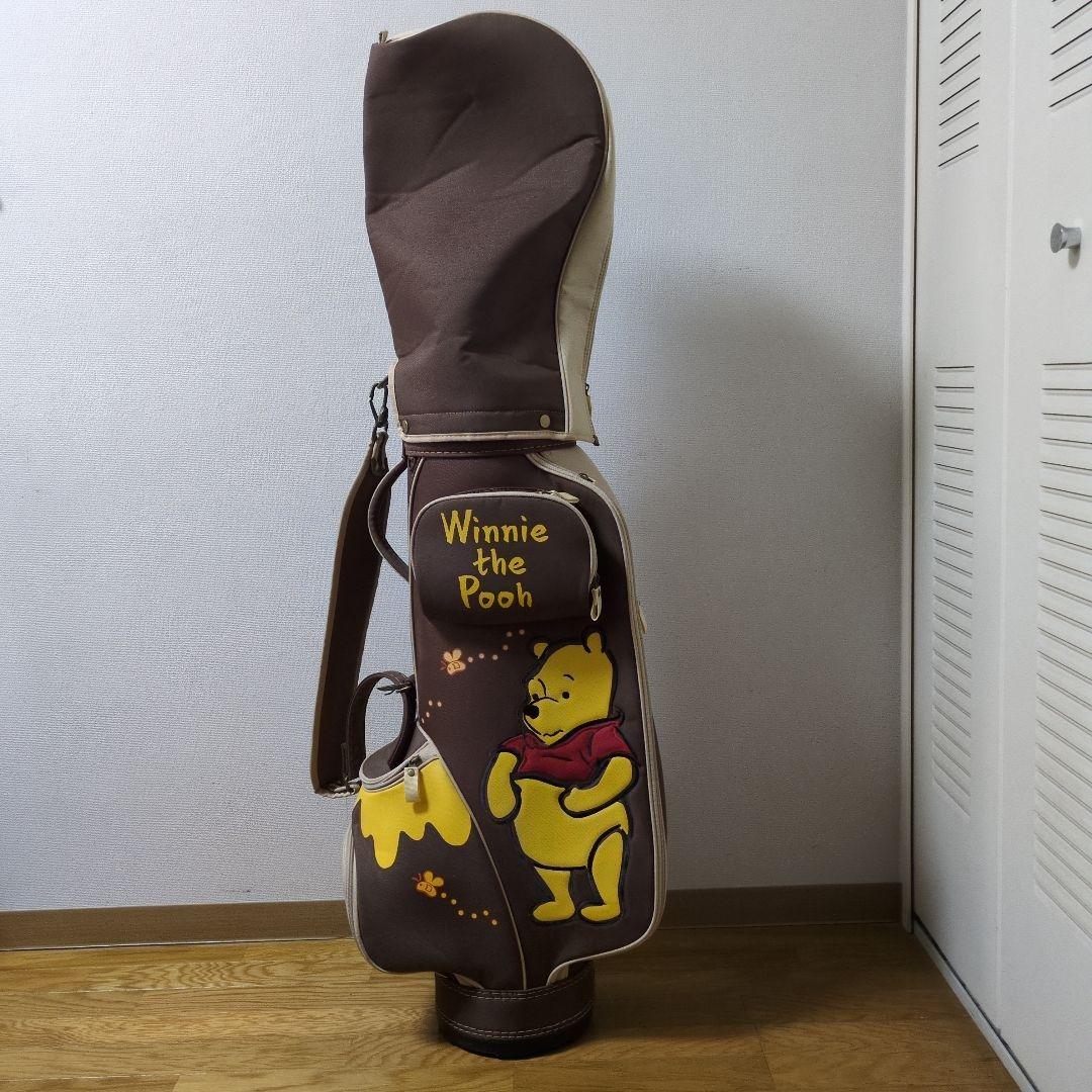 初心者用クラブとボール付き　プーさんキャディーバック