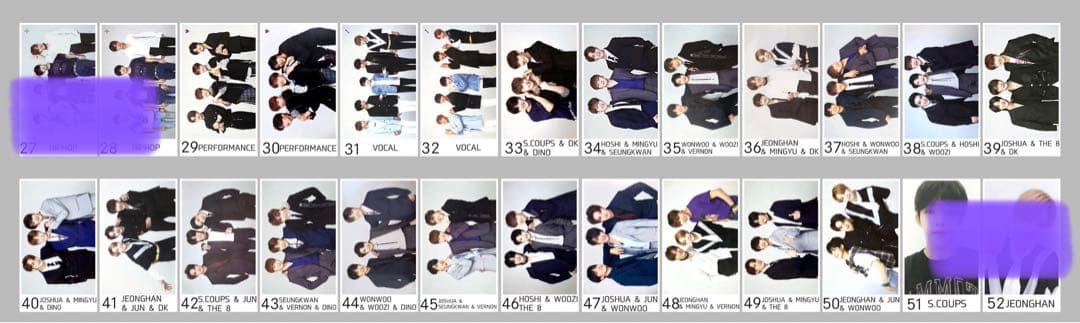 SEVENTEEN IDEAL CUT in Soulユニットトレカ