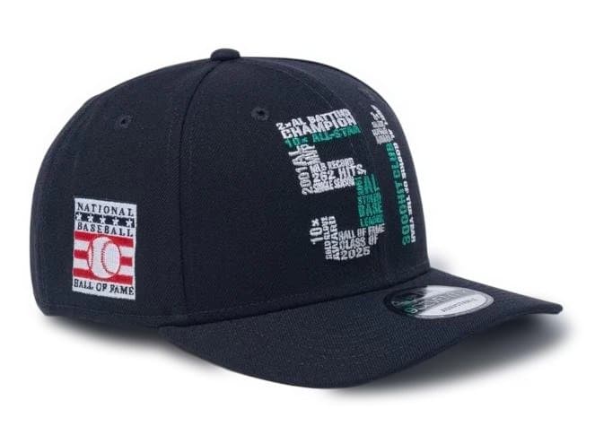 【新品・未使用】MLB イチロー 2025 殿堂入り ニューエラ 刺繍 キャップ