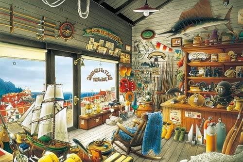 「ジョー&ロイ釣具店」ジグソーパズル