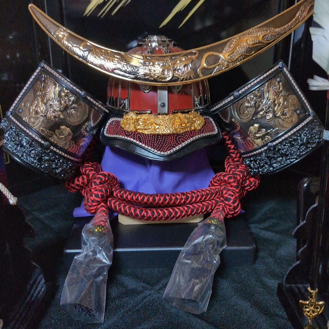 東京夕月(龍虎)兜飾り