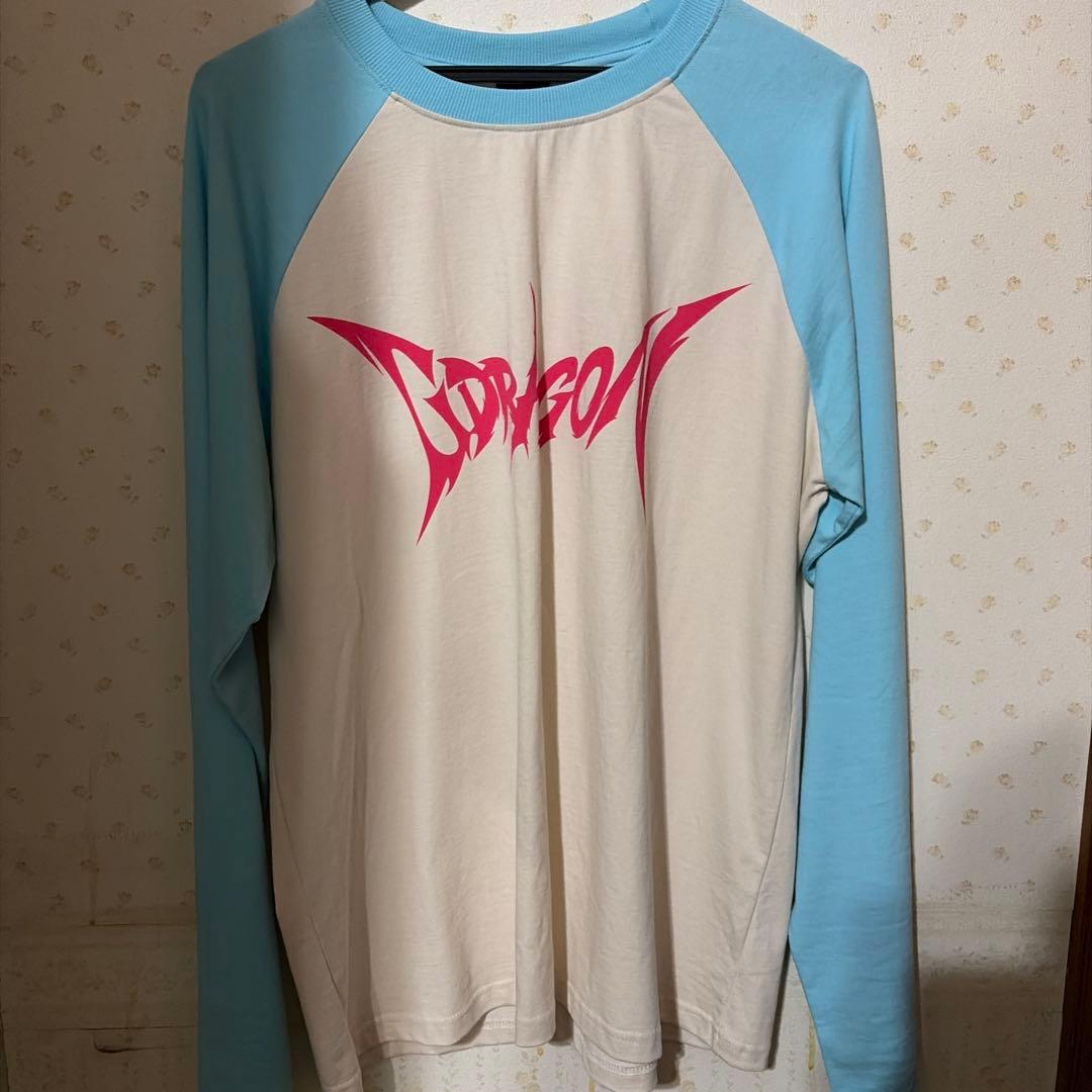 G-DRAGON ラグラン長袖Tシャツ ミント