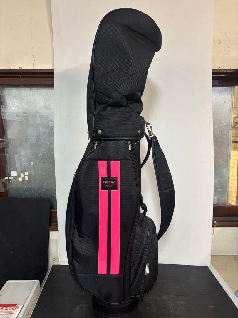 バック美品‼️FIGARO PARIS ゴルフバッククラブセットハーフセット7本