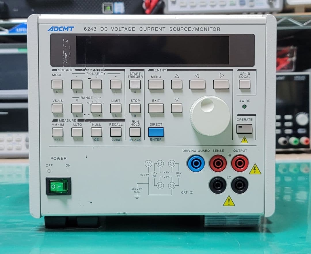 ADCMT 6243 直流 電圧/電流源 動作良好 現状品