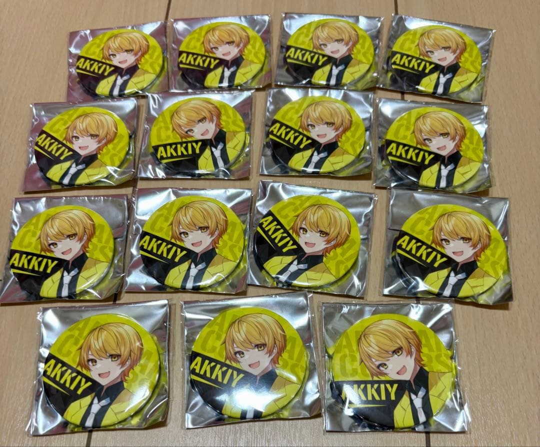 AMPTAK×COLORS あっきぃ 缶バッジ15個セット