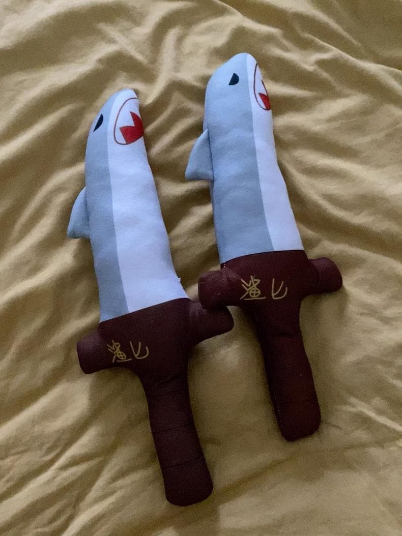 サメと剣のぬいぐるみセット