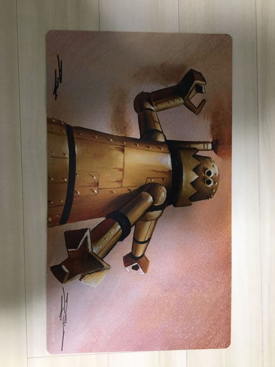 トリスケリオン　プレイマット　サイン入り