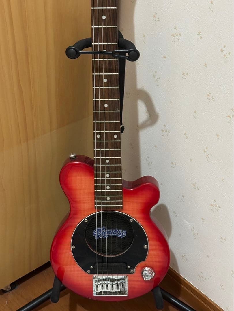 Pignose エレキギター　アンプ内蔵　レッド