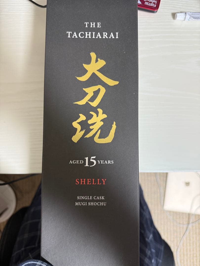 シリアルありTachiarai Shelly 15年 シングルカスク 720ml