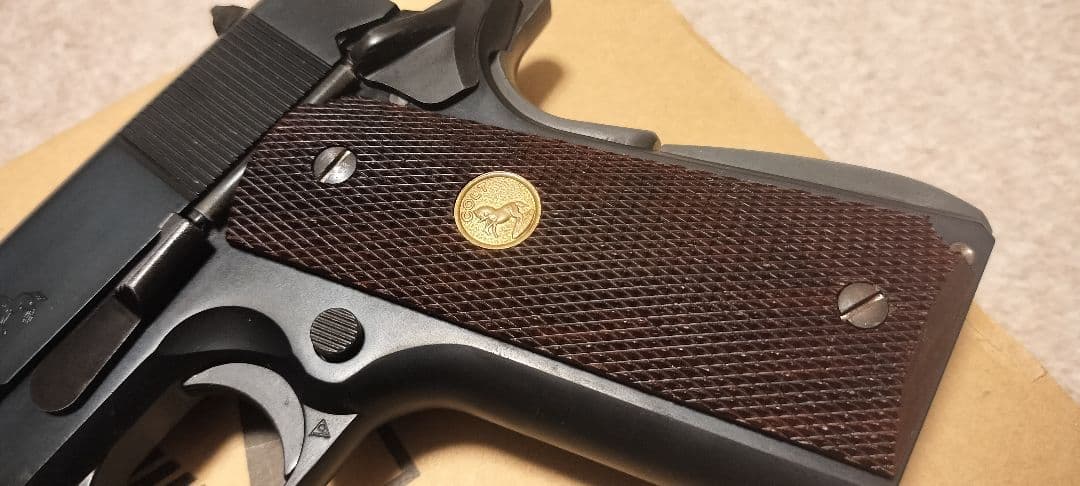 WA コルト ガバメント シリーズ70 ガンブラック ブルーイング