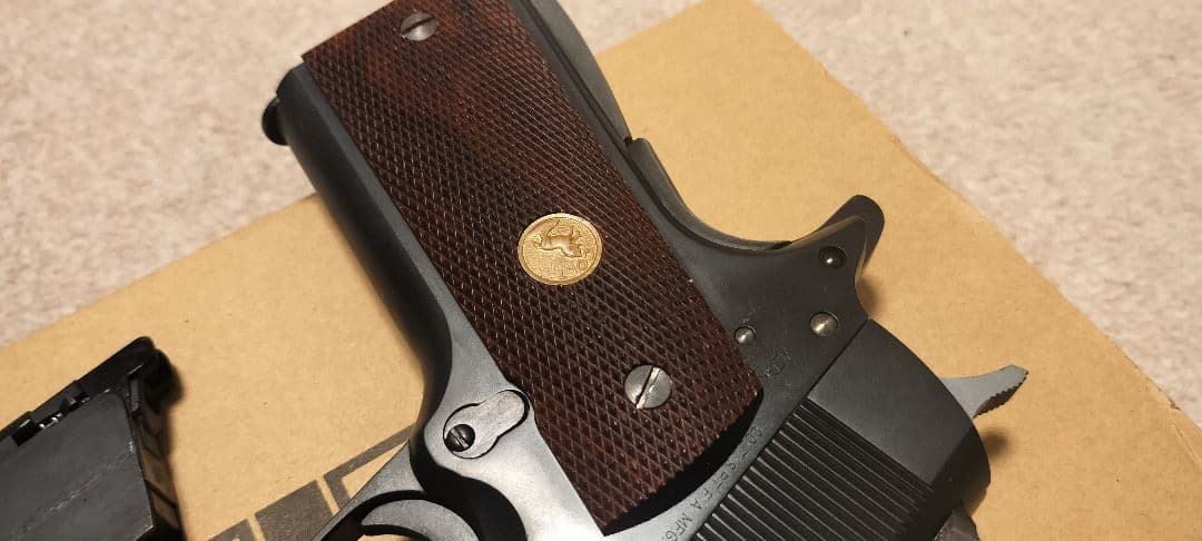 WA コルト ガバメント シリーズ70 ガンブラック ブルーイング