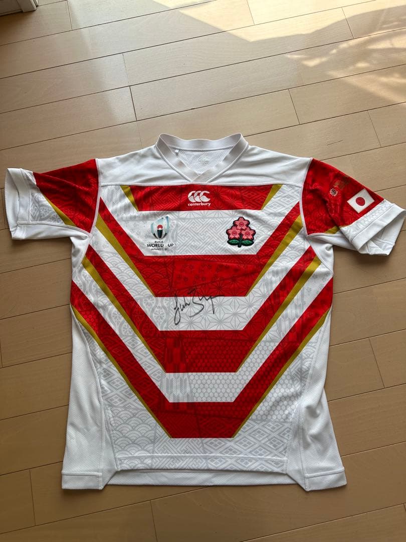 サイン入りラグビー日本代表ジャージ