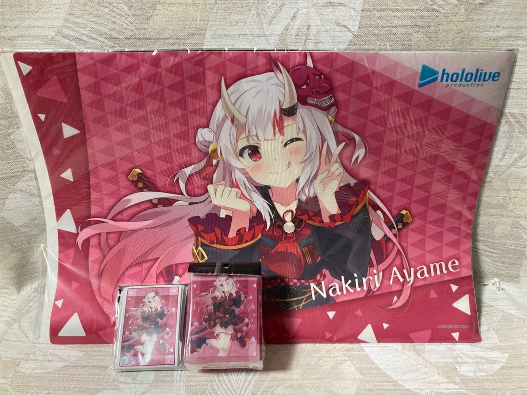 ホロライブ 百鬼あやめ　ブシロード　ラバーマット　スリーブ　デッキケース