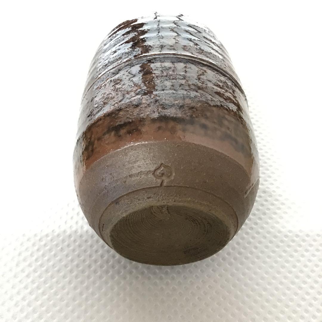 茶道具　筒井順慶茶入写　筒井写瀬戸茶入　佐々木八十二造　栞　共箱　S36CI