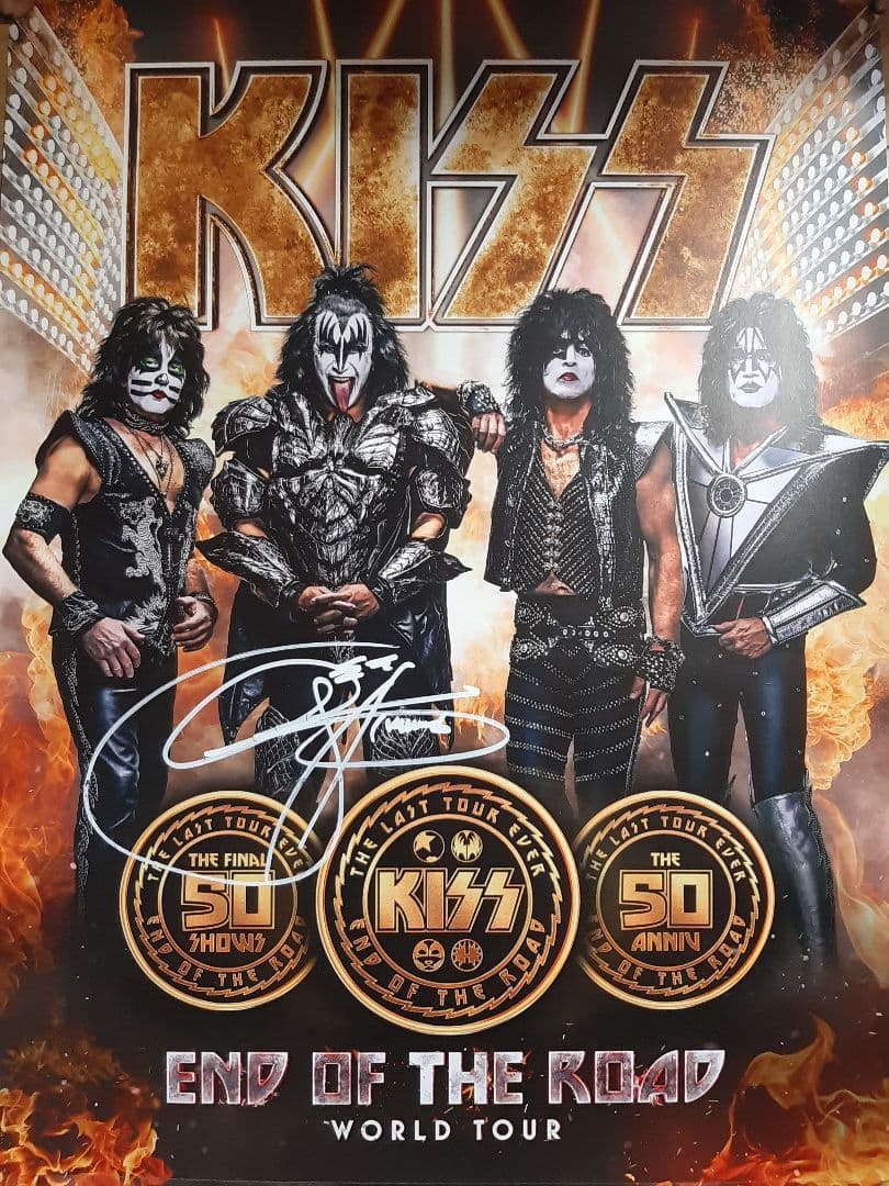 2023 KISS キッス ジーンシモンズ Gene Simmons 直筆サイン