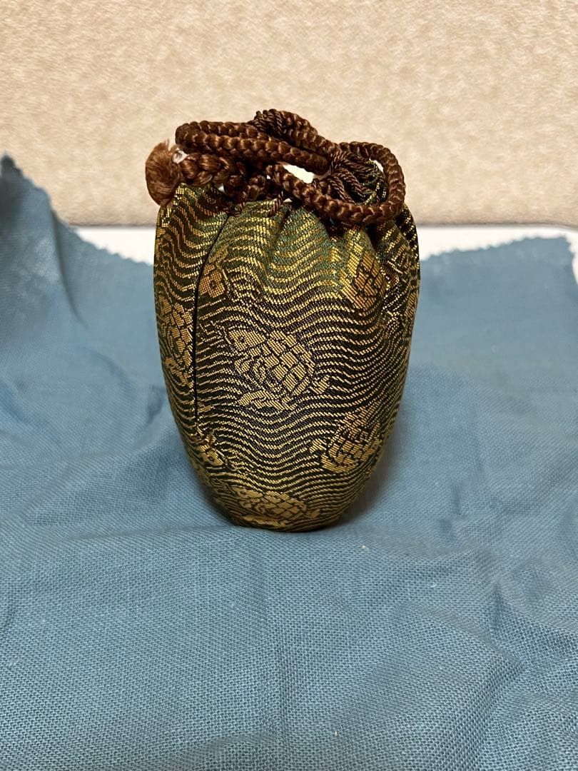 未使用品　高取喜恵　肩衝茶入　高取焼　共箱