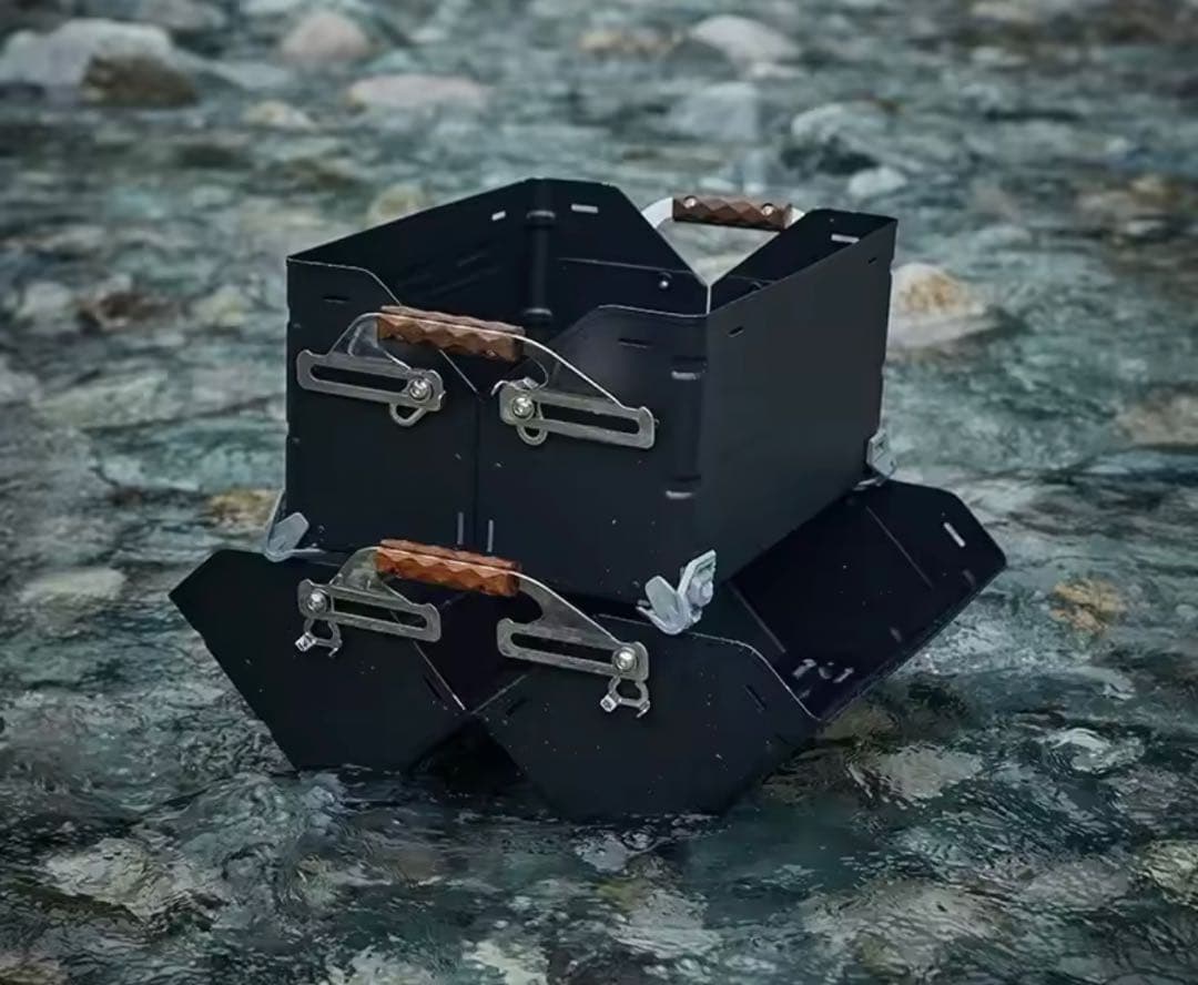 マットブラック シェルフコンテナ 25 スタッキングコンテナ シェルコン