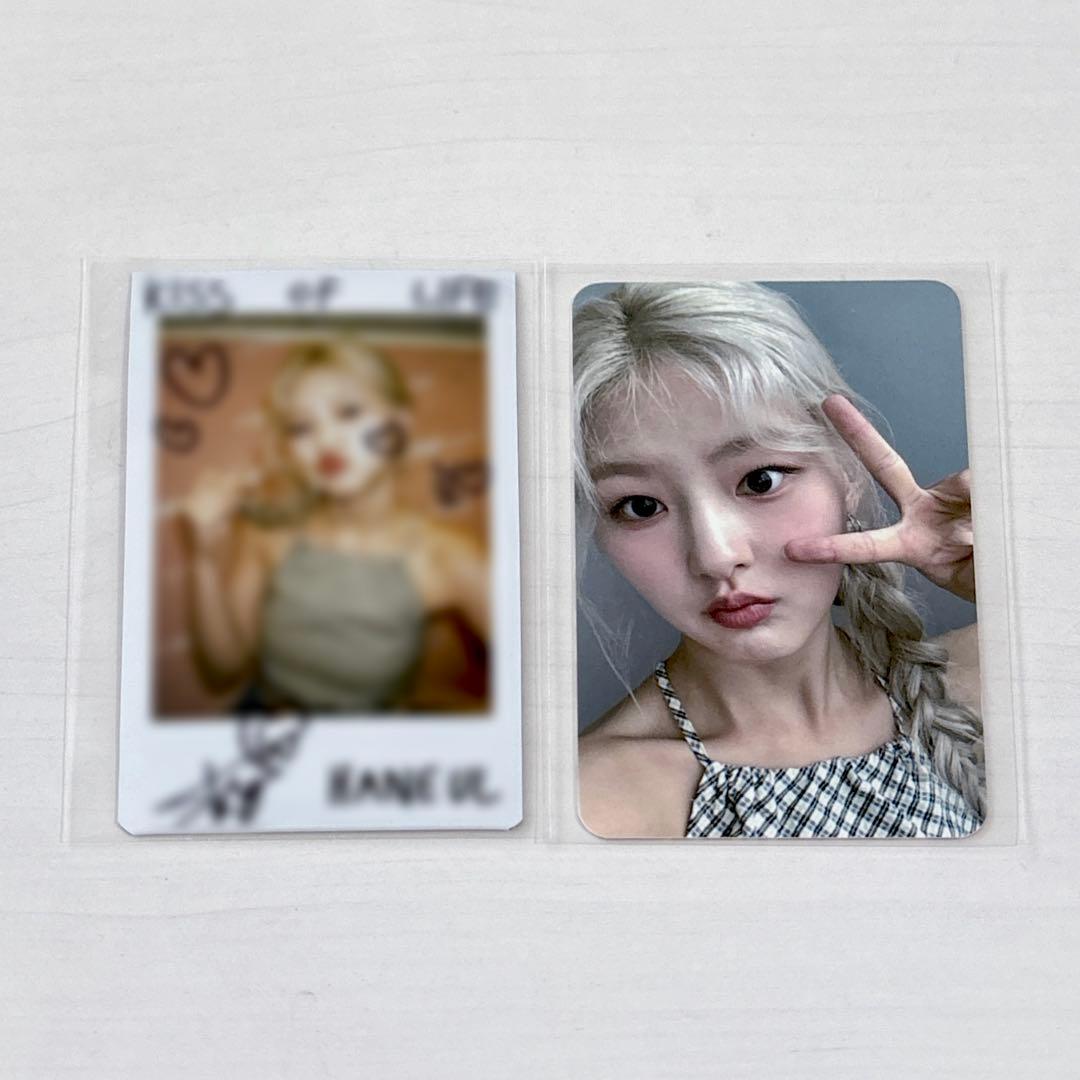 KISS OF LIFE ハヌル 直筆サイン チェキ ポラロイド①