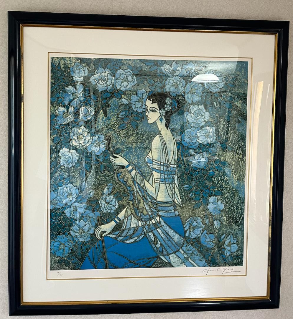 【原画】　陳貴平　(チン・グイピン) シルクスクリーン 15/180