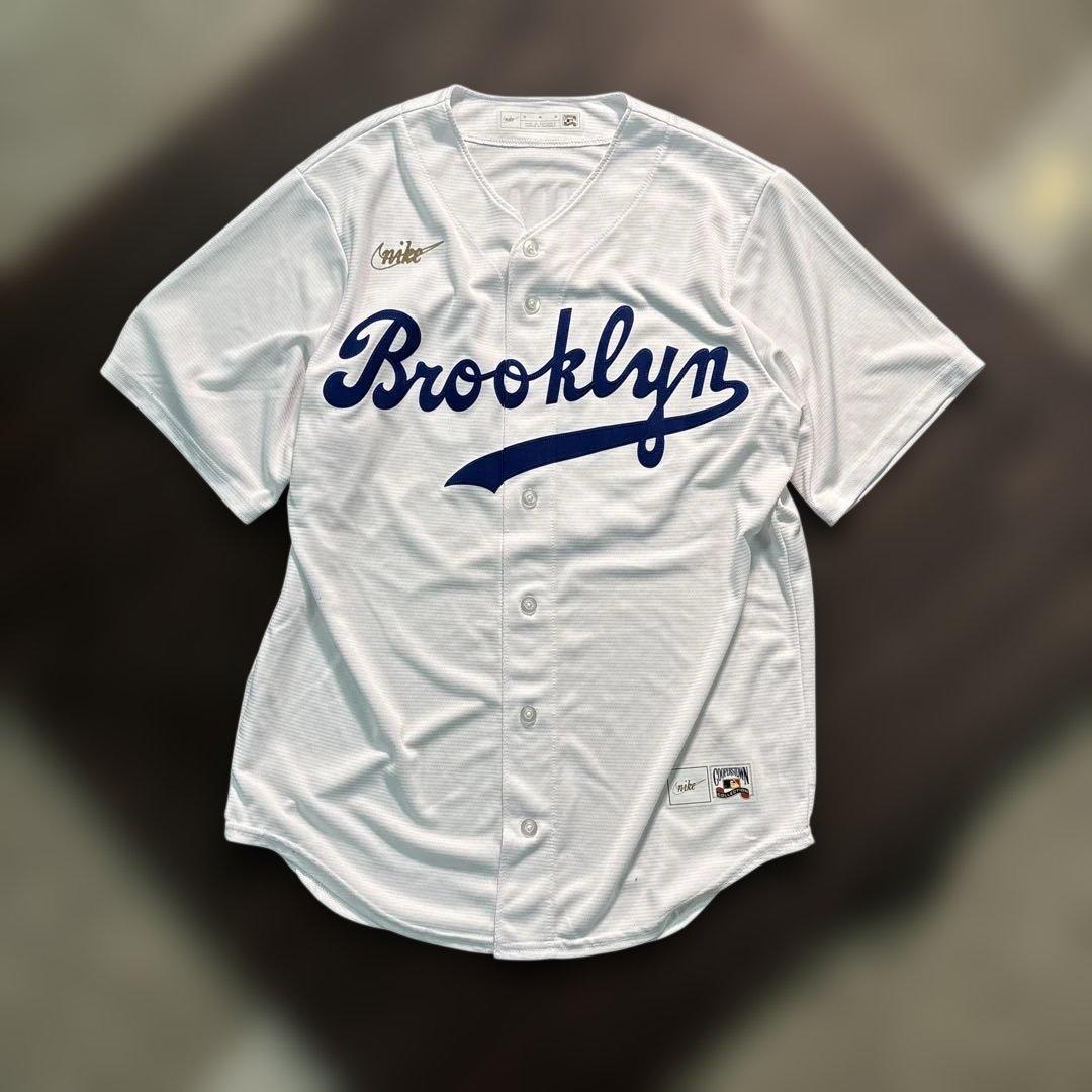 ★8SM2 US限定　ドジャース　ロビンソン　ユニフォームシャツ　古着used