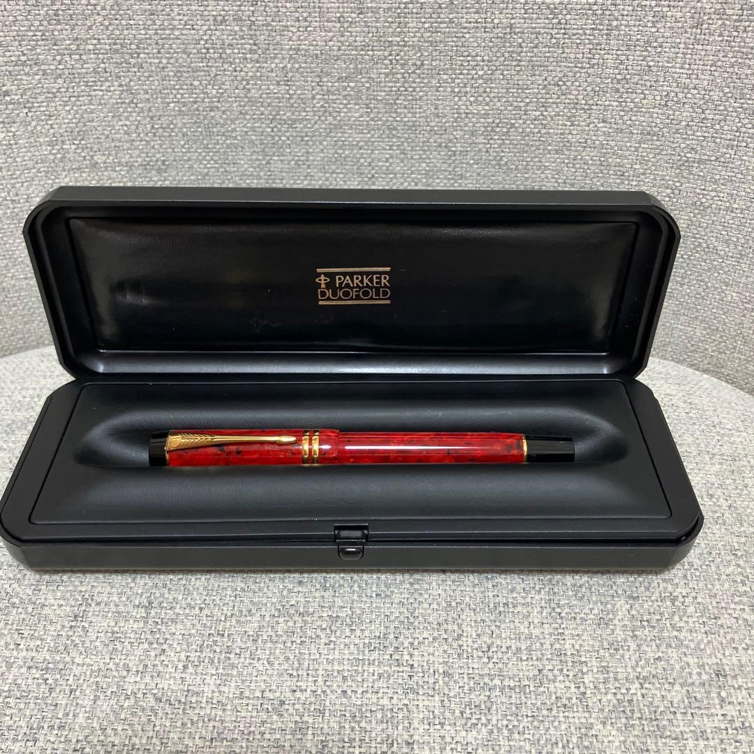 Parker DuoFold 万年筆 赤
