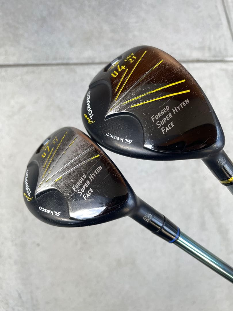 キャスコ パワートルネード8 4UT21度と7UT27度の2本セット