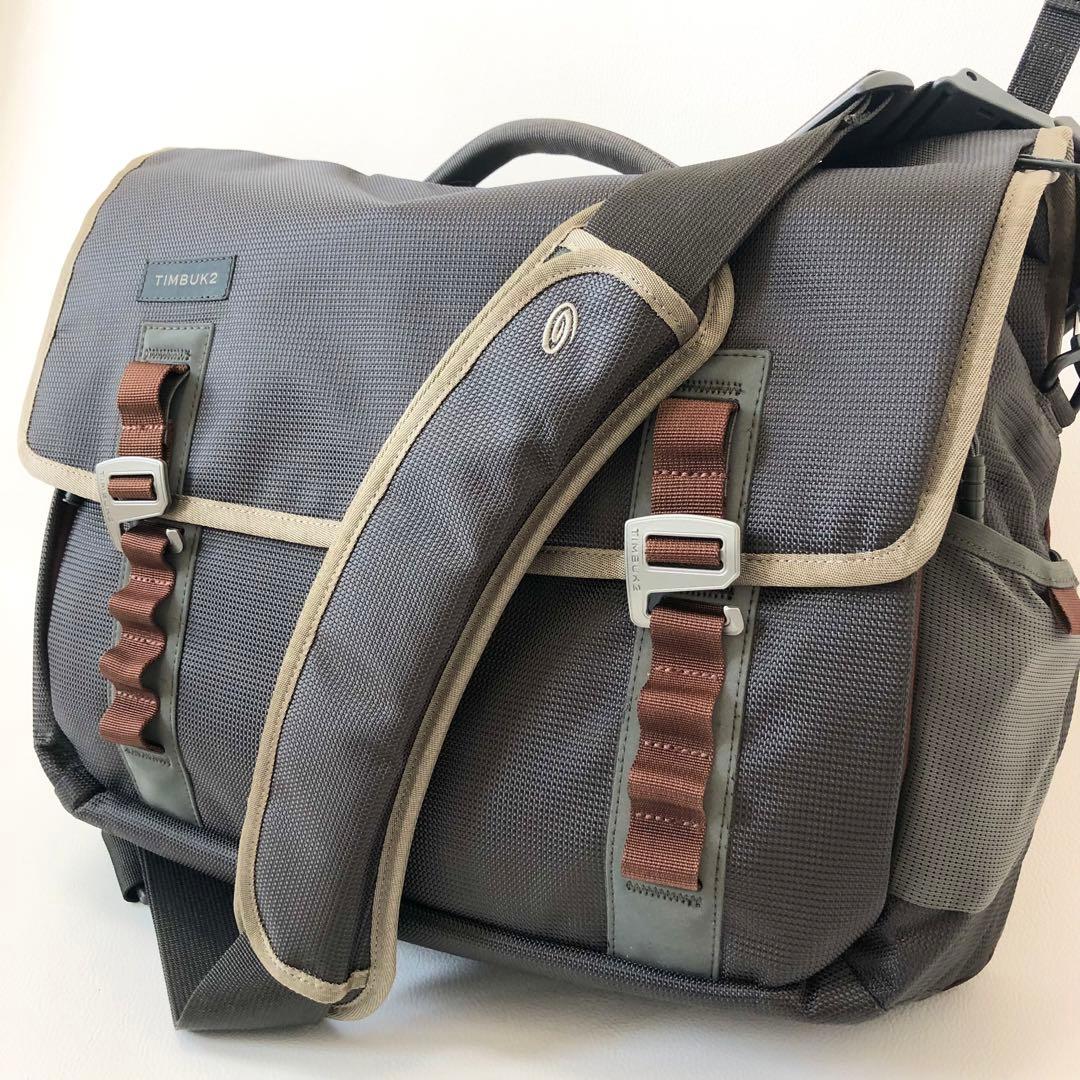 【極美品】TIMBUK2 PC収納 メッセンジャーバッグ グレー 希少廃盤モデル