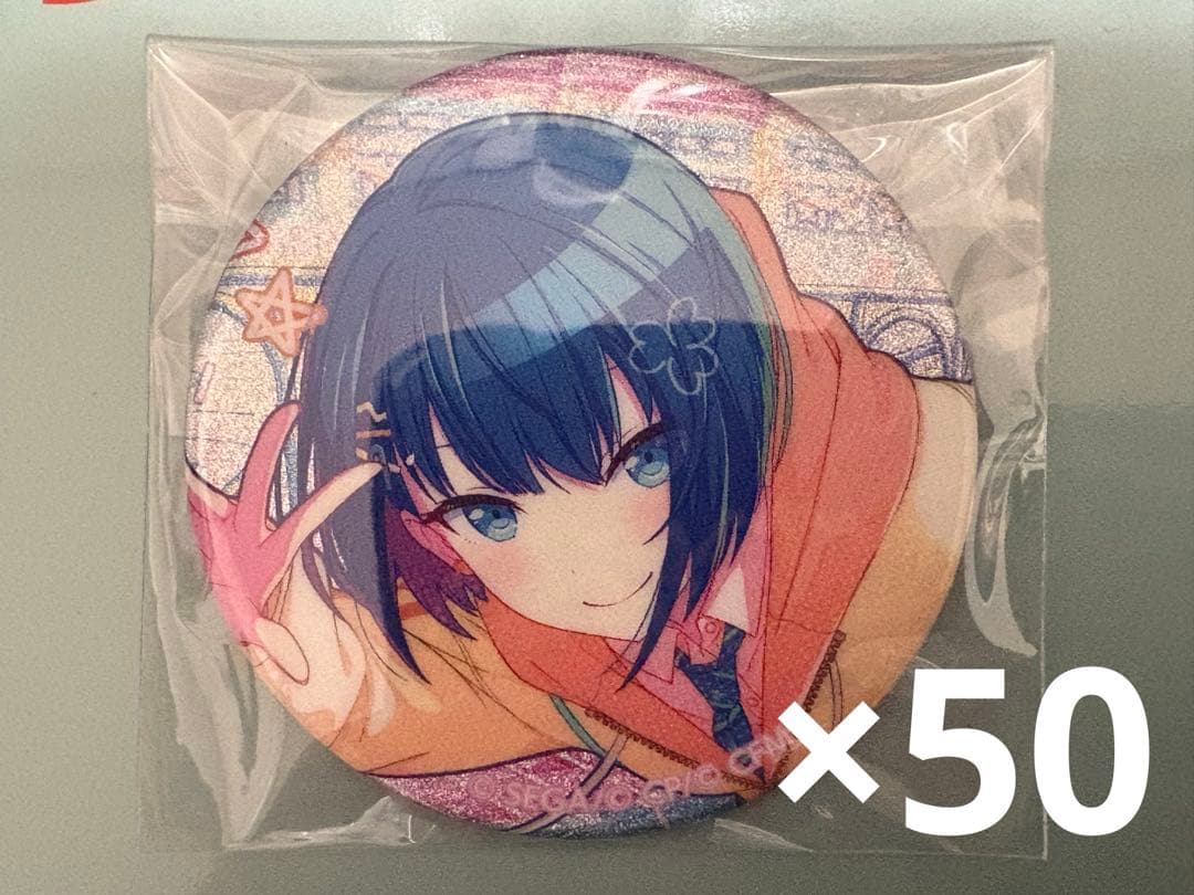 プロセカ プロジェクトセカイ グリッター缶バッジ 36C 桐谷遥