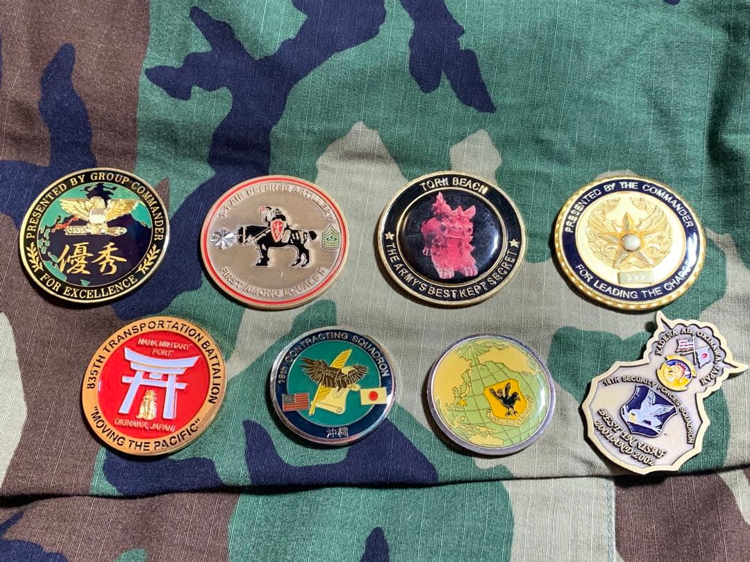 米軍基地放出品　チャレンジ　８枚セット