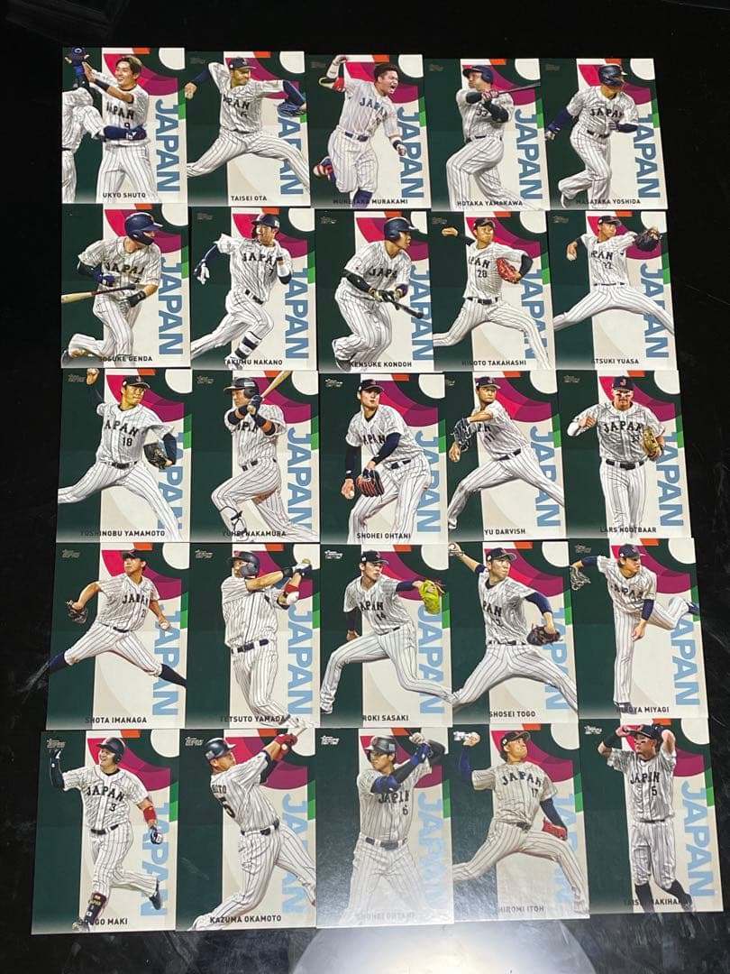WBC 全25種セット　大谷翔平/佐々木朗希/山本由伸/村上宗隆/吉田正尚