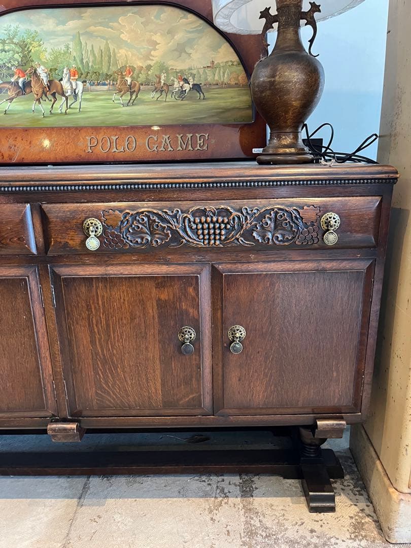 イギリス　アンティークキャビネット