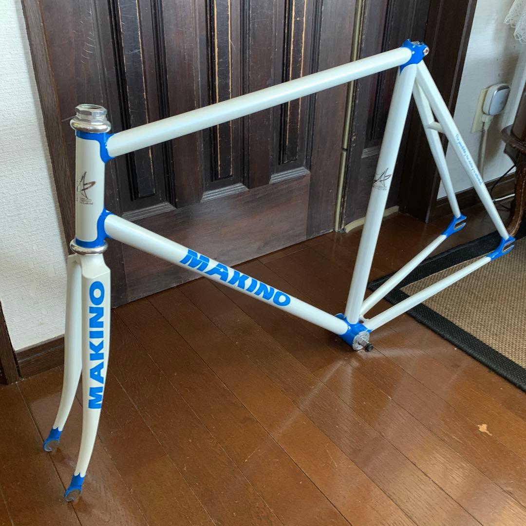 MAKINO ピストフレーム ホワイト/ブルー