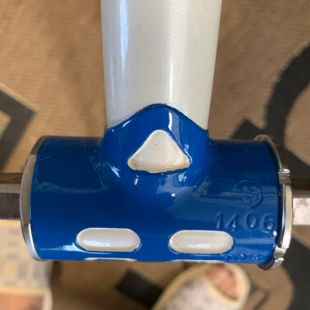 MAKINO ピストフレーム ホワイト/ブルー