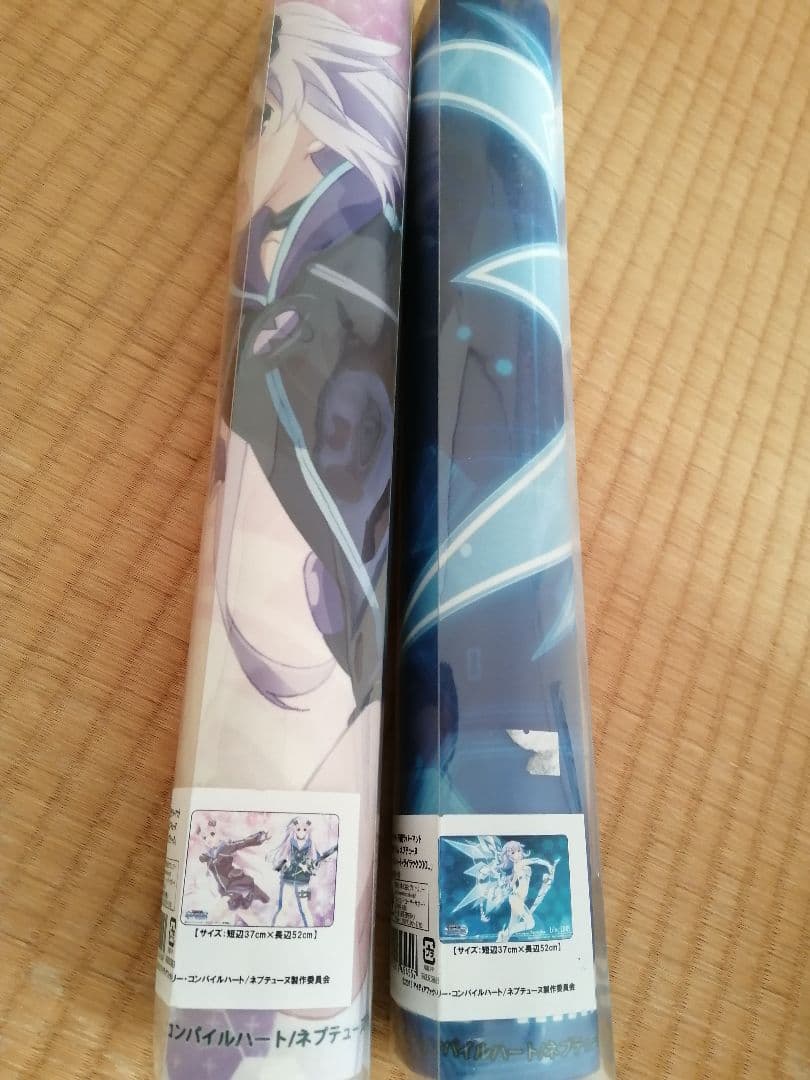 超次元ゲイム　ネプテューヌ　プレイマット　ラバーマット　2個セット　大人ねぷ