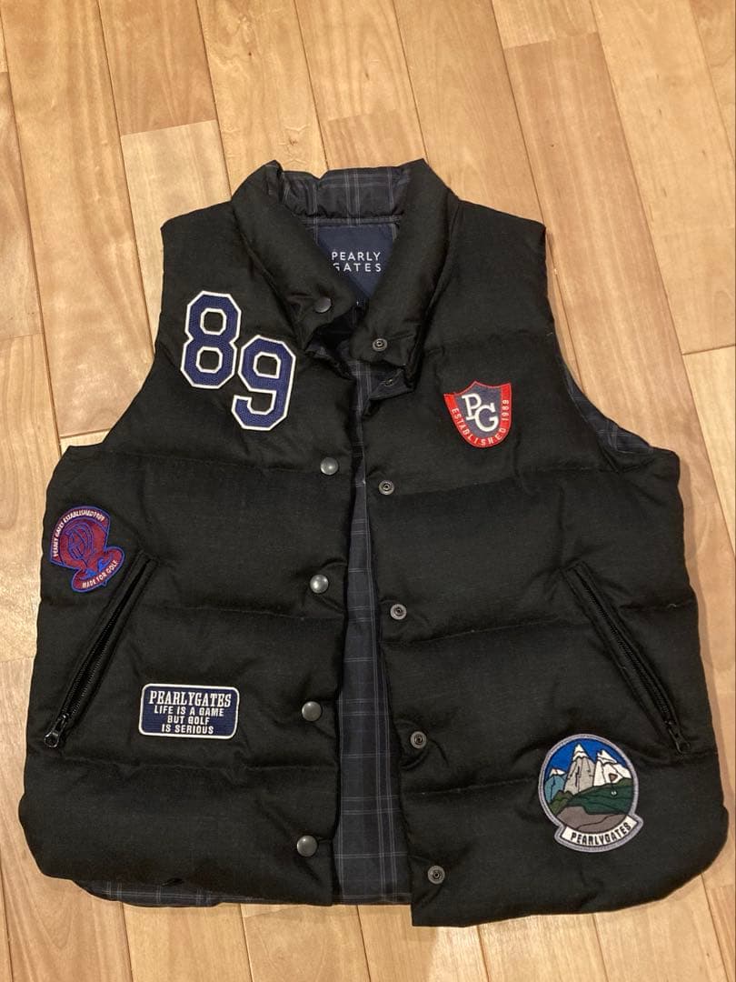 PEARLY GATES ダウンベスト（リバーシブル可）